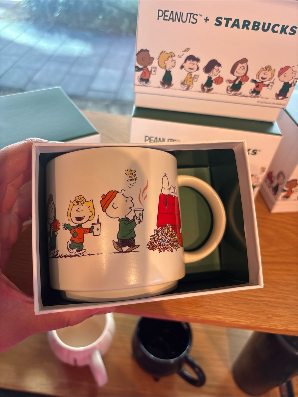 Peanuts x Starbucks White Character Holiday Ceramic Mug